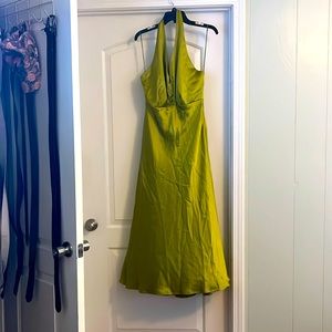 Ciebon olive green formal dress